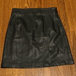 Black Leather Skirt
